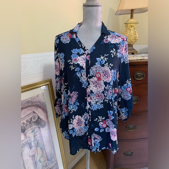 Gimaline Sleeveless Blouse by Part Two - Blue, Ecru